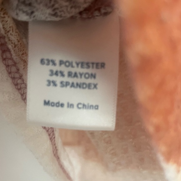 Allison Joy Relaxed Fit Waffle Top in Multi-Color Stripe - Picture 5 of 5